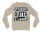Straight Outta 7½ Sani - Tamil Men/Unisex Long Sleeve Sweatshirt in Sand Color
